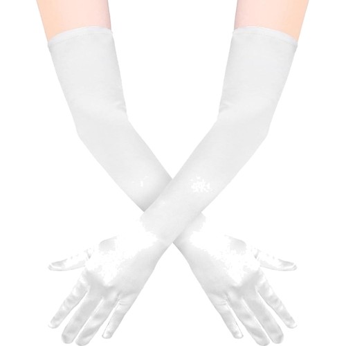 Abendhandschuhe weiss lang - abendhandschuhe,