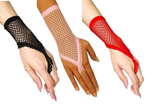 Fingerloser netz handschuhe - fingerloser, netz-handschuhe