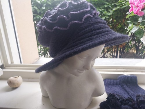 Strickmütze handschuhe - strickmütze,