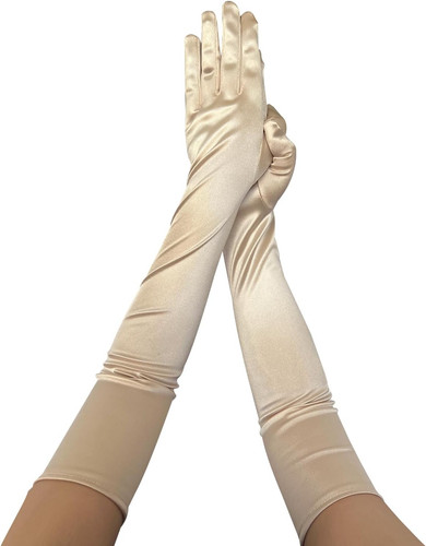 Damen satin handschuhe - damen,