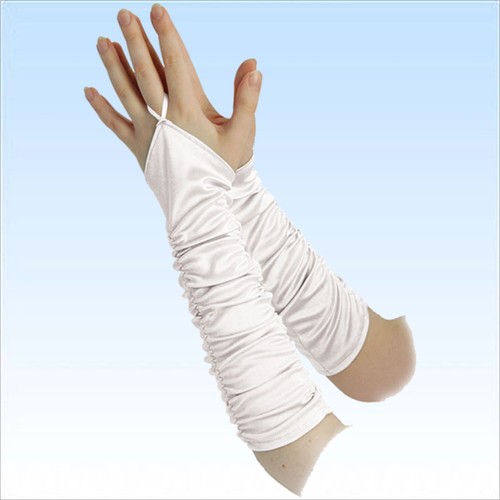 Elegante geraffte handschuhe - elegante,