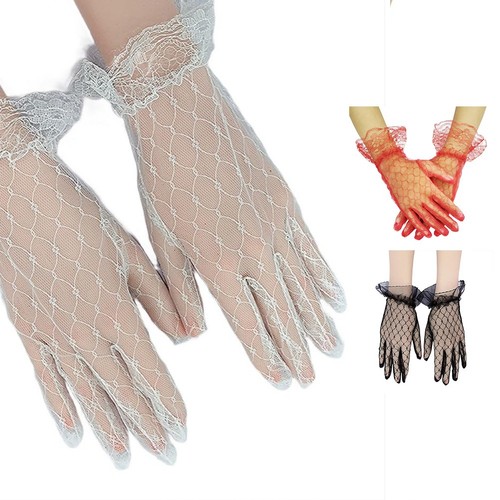 Damen abend handschuhe stretch - damen,