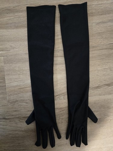 Lange satin handschuhe - 52,
