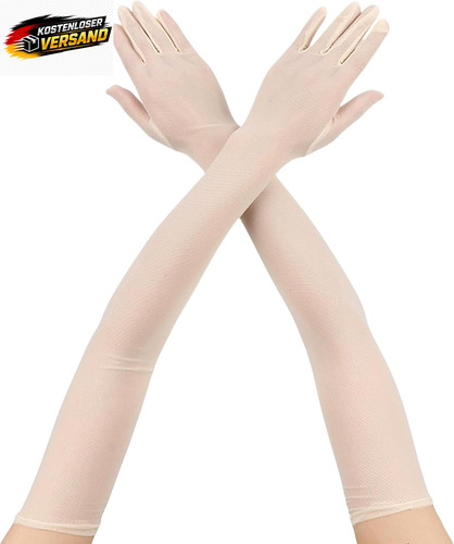 Lange tüll handschuhe - handschuhe, damen