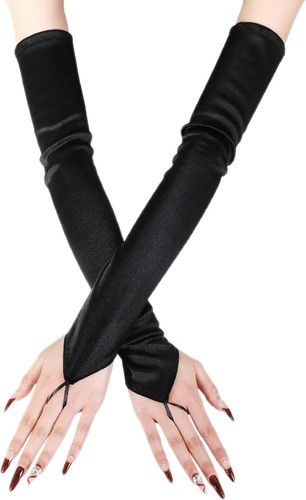 Lange handschuhe damen satin - lange,