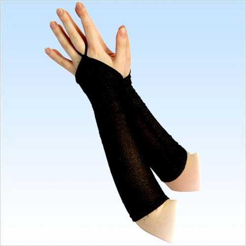 Glitzernde handschuhe - glitzernde,